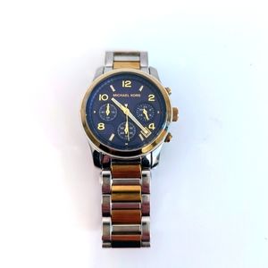 Michael Kors silver and gold watch